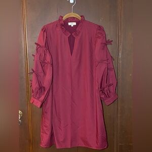 Elegant Red Mini Dress